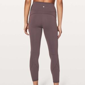 Lululemon In Movement 7/8 Tight In Vintage Grape